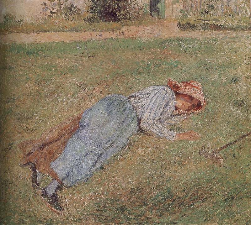 Camille Pissarro farm girls Germany oil painting art